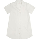 Women's Ivory Summer Dreaming Linen Button Through Nightie | Magnolia Lounge Australia