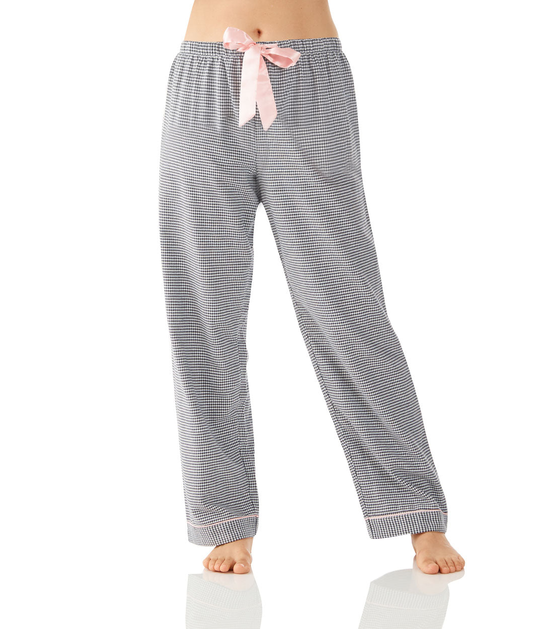 Ava Houndstooth Flannelette Cotton Women's Pyjama Pants