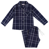 Evening Check Flannelette Cotton Pyjama Set | womens winter pyjamas | Magnolia Lounge Australia