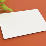 White Bone China Rectangular Platter