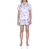 Provincial Bloom Silky Cotton Sateen Shortie Pyjama Set