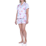 Provincial Bloom Silky Cotton Sateen Shortie Pyjama Set