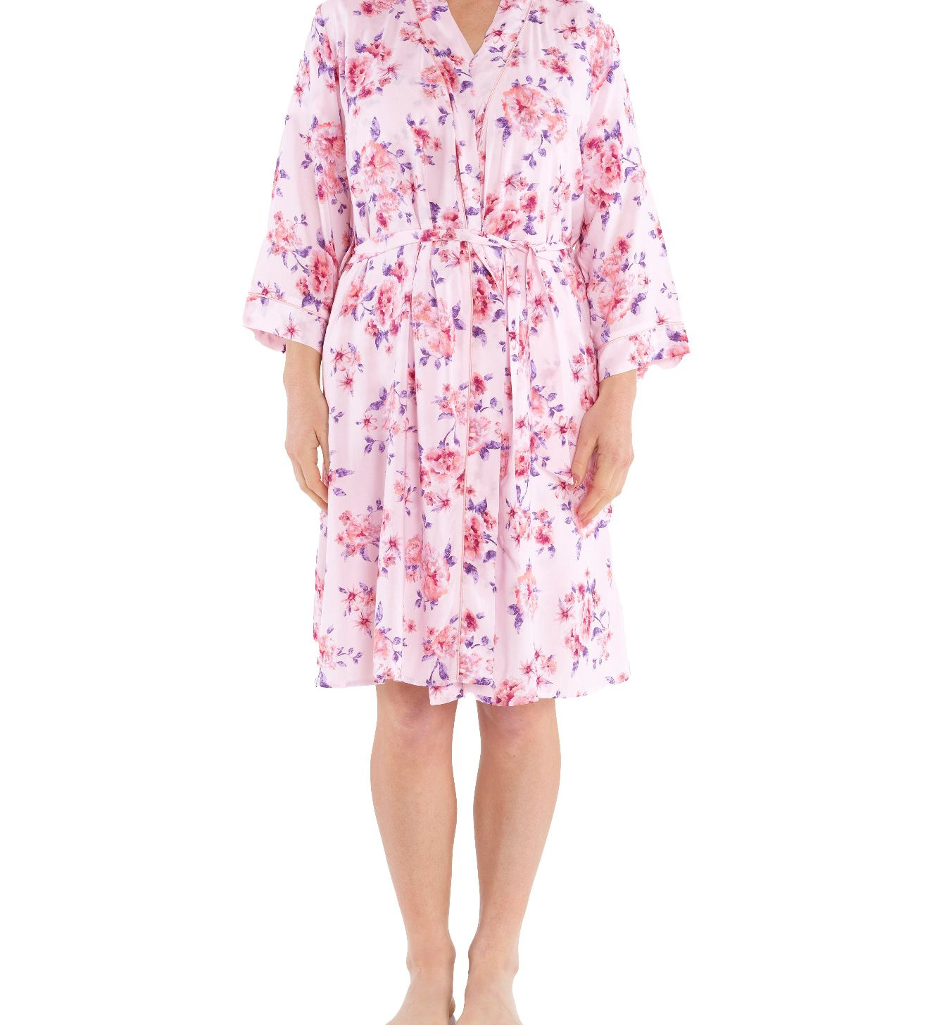 Kyoto Viscose Dressing Gown | Women's Summer Dressing Gowns | Magnolia Lounge Australia