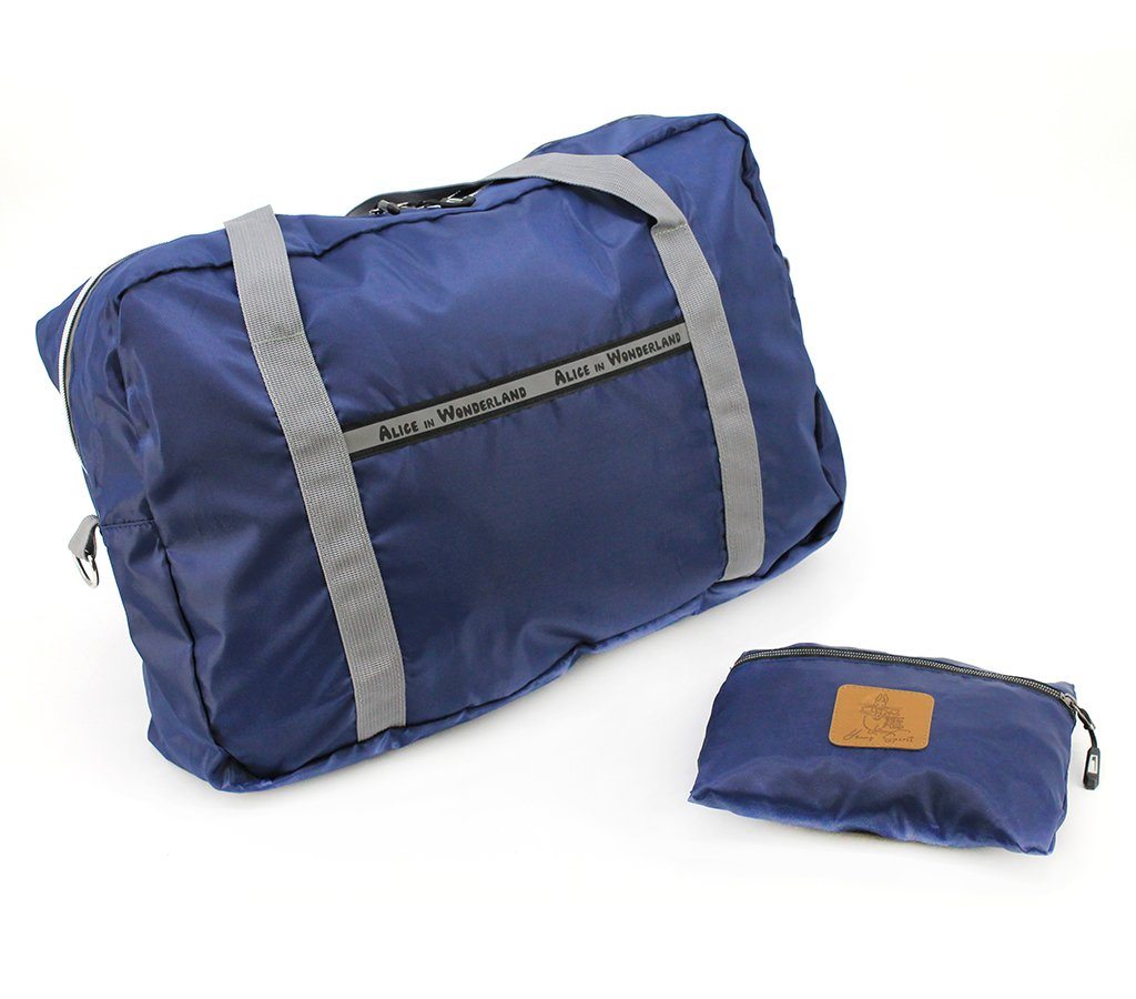 Large Foldable Waterproof Travel Tote Bag - Navy | Magnolia Lounge Australia