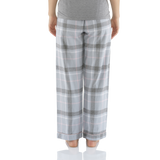 Moss Check Flannelette Cotton Pyjama Pant