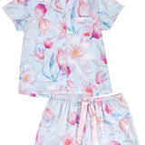 Provincial Bloom Silky Cotton Sateen Shortie Pyjama Set