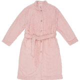 Dusty Pink Button Up Fleece Dressing Gown | Winter dressing gowns | Magnolia Lounge Australia
