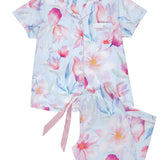 Provincial Bloom Silky Cotton Sateen ⅞ Pyjama Set