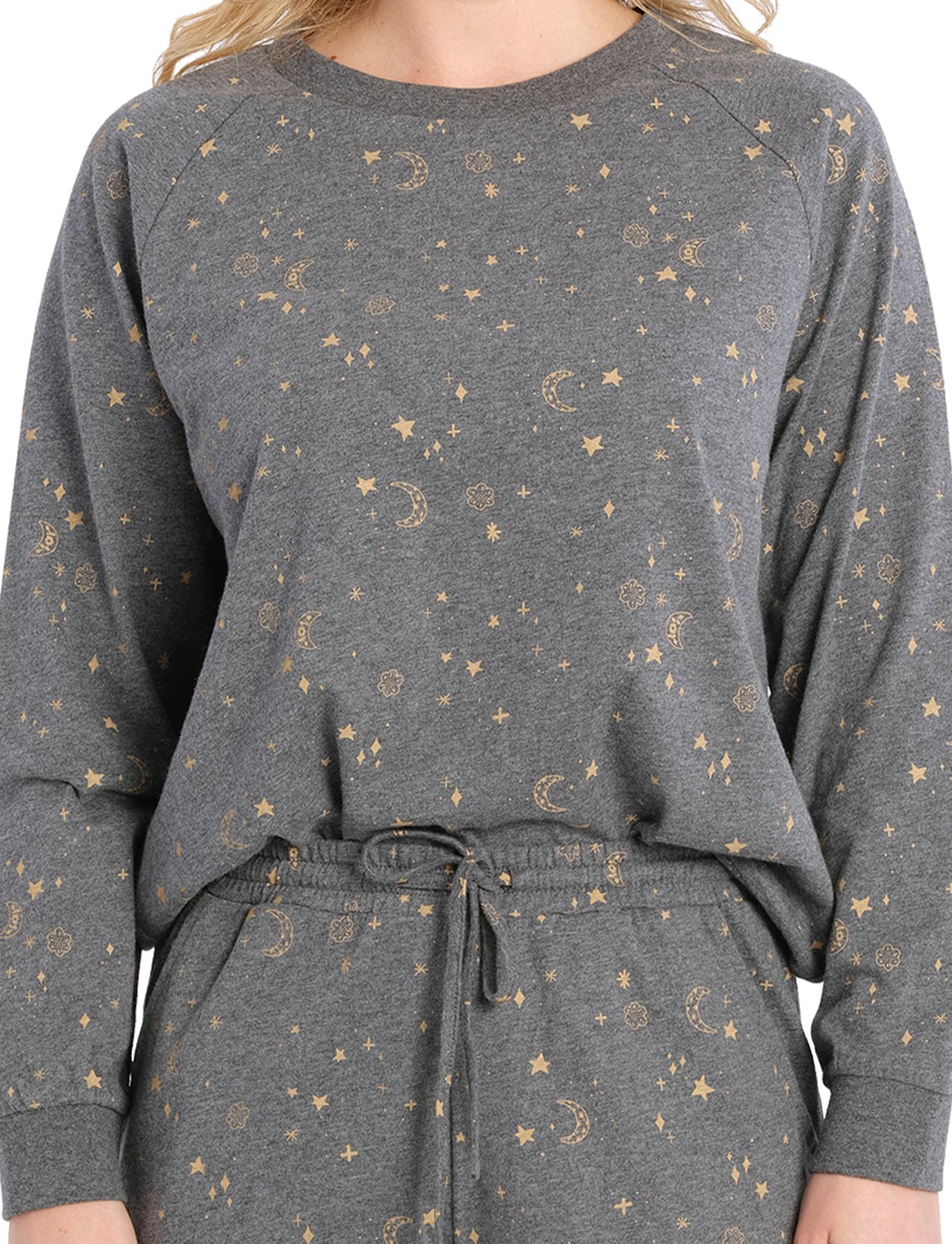 Starry Night Cotton Jersey Raglan Top & Pant Set | Womens Winter Lounge & Pyjama Sets | Magnolia Lounge Australia