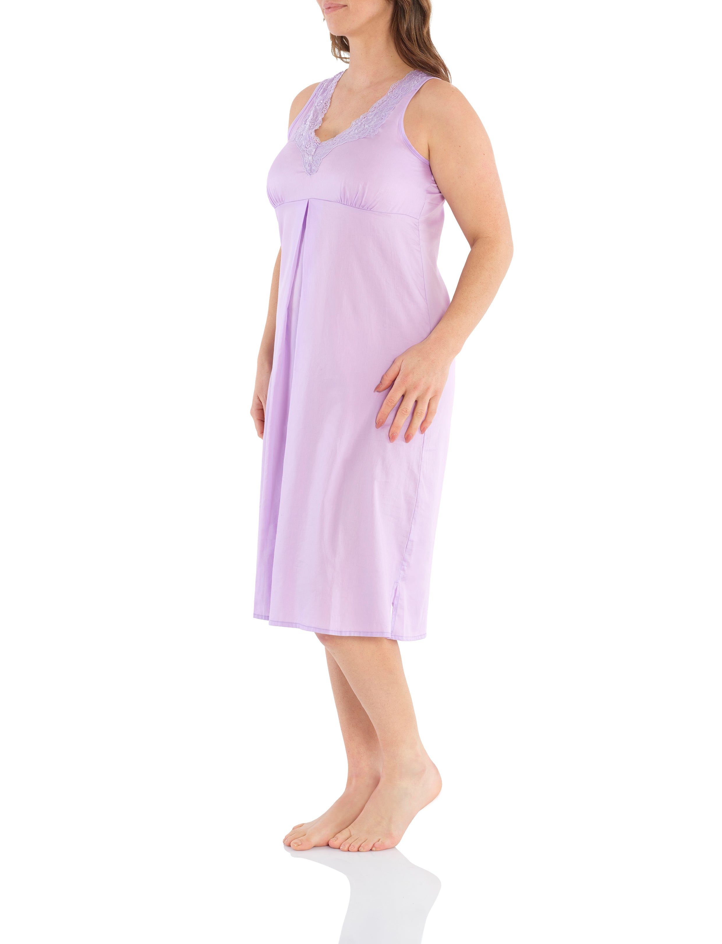 Wisteria Silky Cotton Sateen Chemise