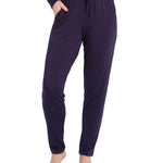 Night Sky Bamboo Elastane Henley Top & Tapered Pant Set | Magnolia Lounge Australia