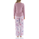 Mauve Twist Top and Silkroad Viscose Pant Pyjama Set