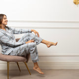 Moss Check Flannelette Cotton Pyjama Set