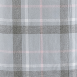 Charcoal Henley Tee with Moss Check Flannel Pant Pyjama Set