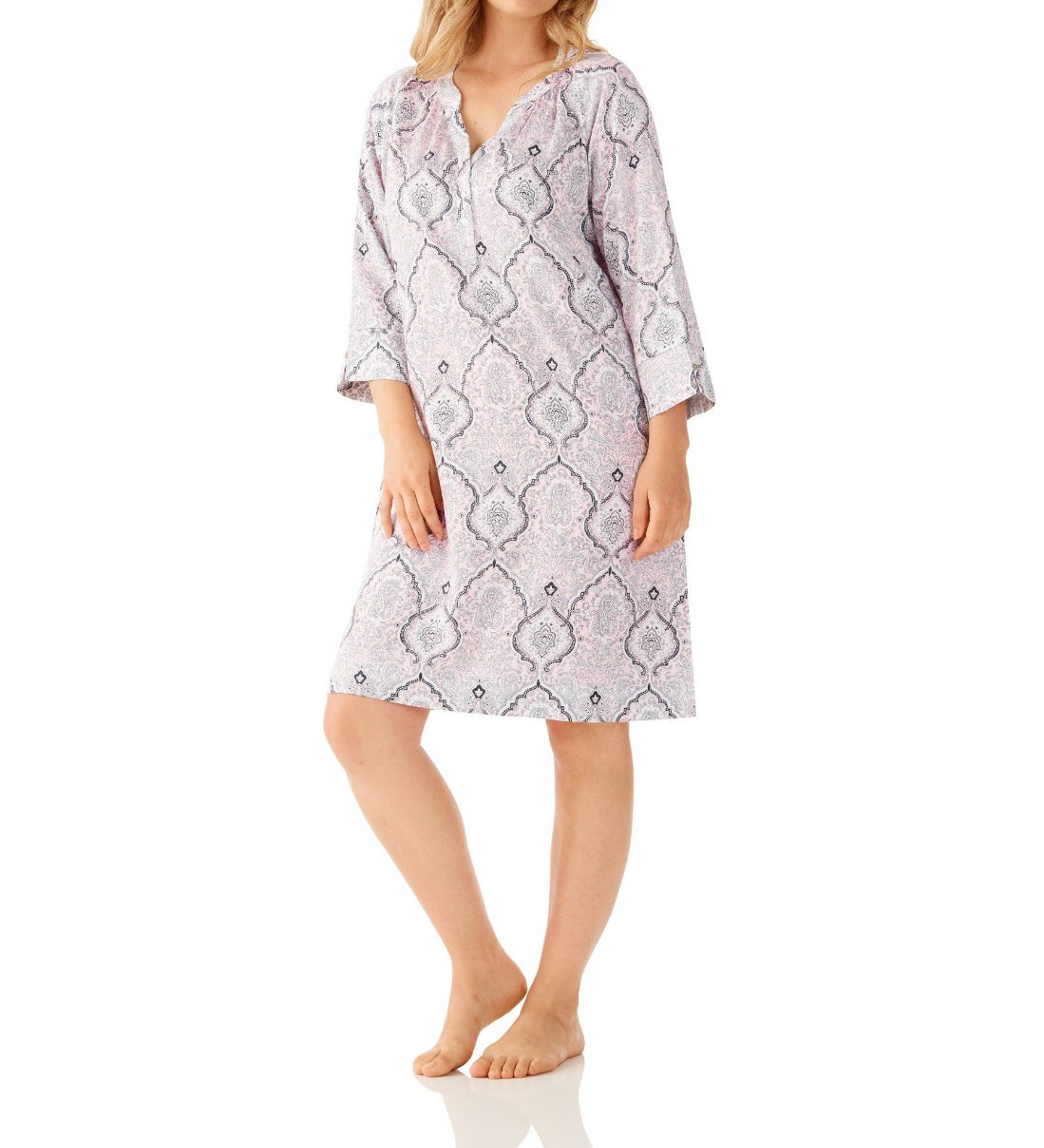 Shiva Viscose Cotton Winter Nightie | Magnolia Lounge Sleepwear Australia