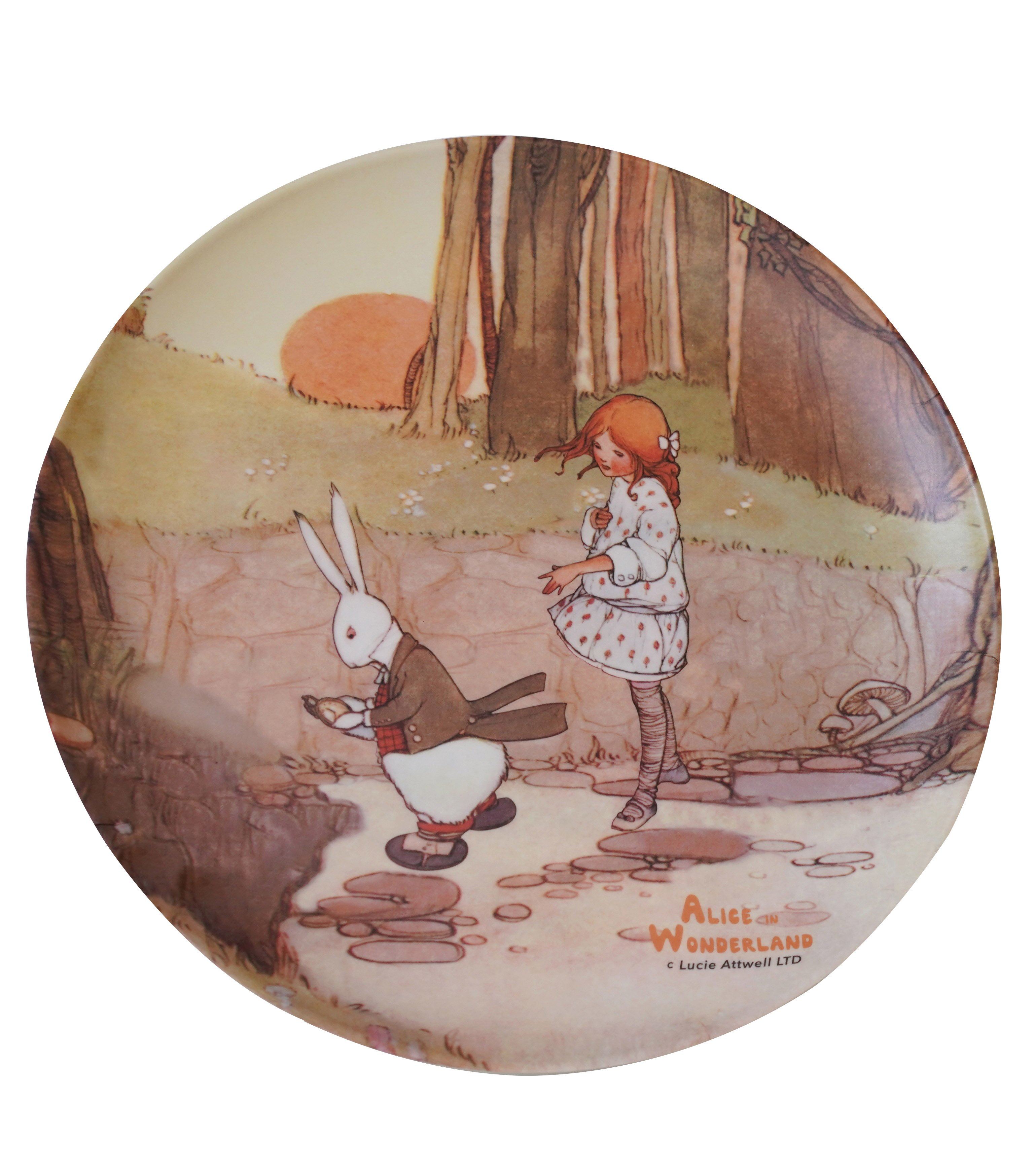 Alice in Wonderland Bamboo Plates (Set of 4) Young Spirit