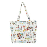 Alice in Wonderland Canvas Snap Closure Tote Bag Young Spirit