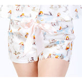 Alice in Wonderland Cotton Sateen Pyjama Shorts Young Spirit