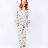 Alice in Wonderland Ladies Cotton Sateen Long Sleeve Pyjama Set Young Spirit