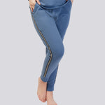 Denim Blue Ultra Soft Pure Cotton Fleece Track Pant Young Spirit