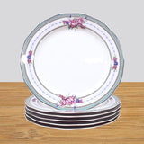 Fine Bone China Rose Dessert Plates (Set of 2) Magnolia Lounge