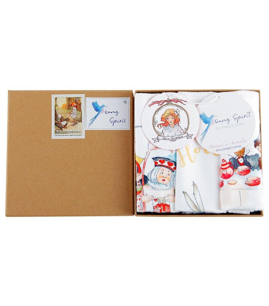 Quick Dry Face Towel - Alice in Wonderland (Set of 3) Young Spirit