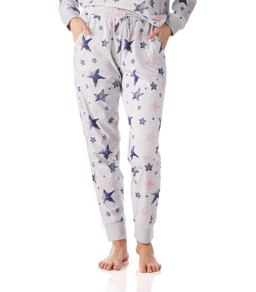  Women’s winter pyjama set | Stella Cotton Peached Jersey Raglan Sleeve Tee & Pant Pyjama Set Magnolia Lounge | Magnolia Lounge Australia