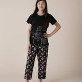 The Mad Hatter Cotton Sateen 7/8 Pyjama Pant Young Spirit