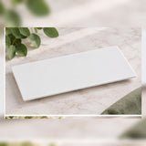 White Fine Bone China Rectangular Serving Platter – 31cm x 21.5cm / 12.2" x 8.5"