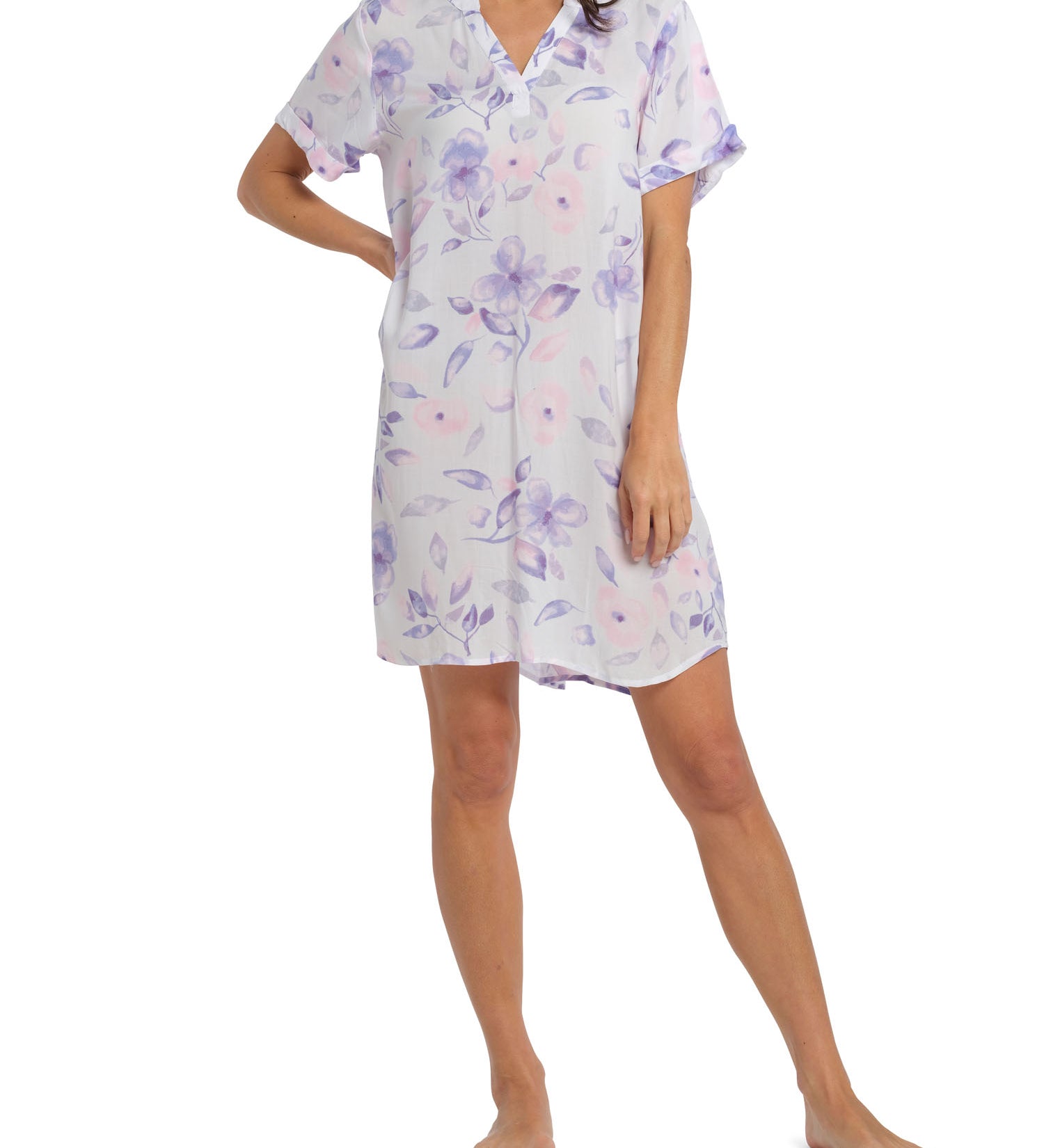 Women's Floral Rain Oriental Tee Summer Nightie | Magnolia Lounge Australia
