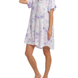Women's Floral Rain Oriental Tee Summer Nightie | Magnolia Lounge Australia
