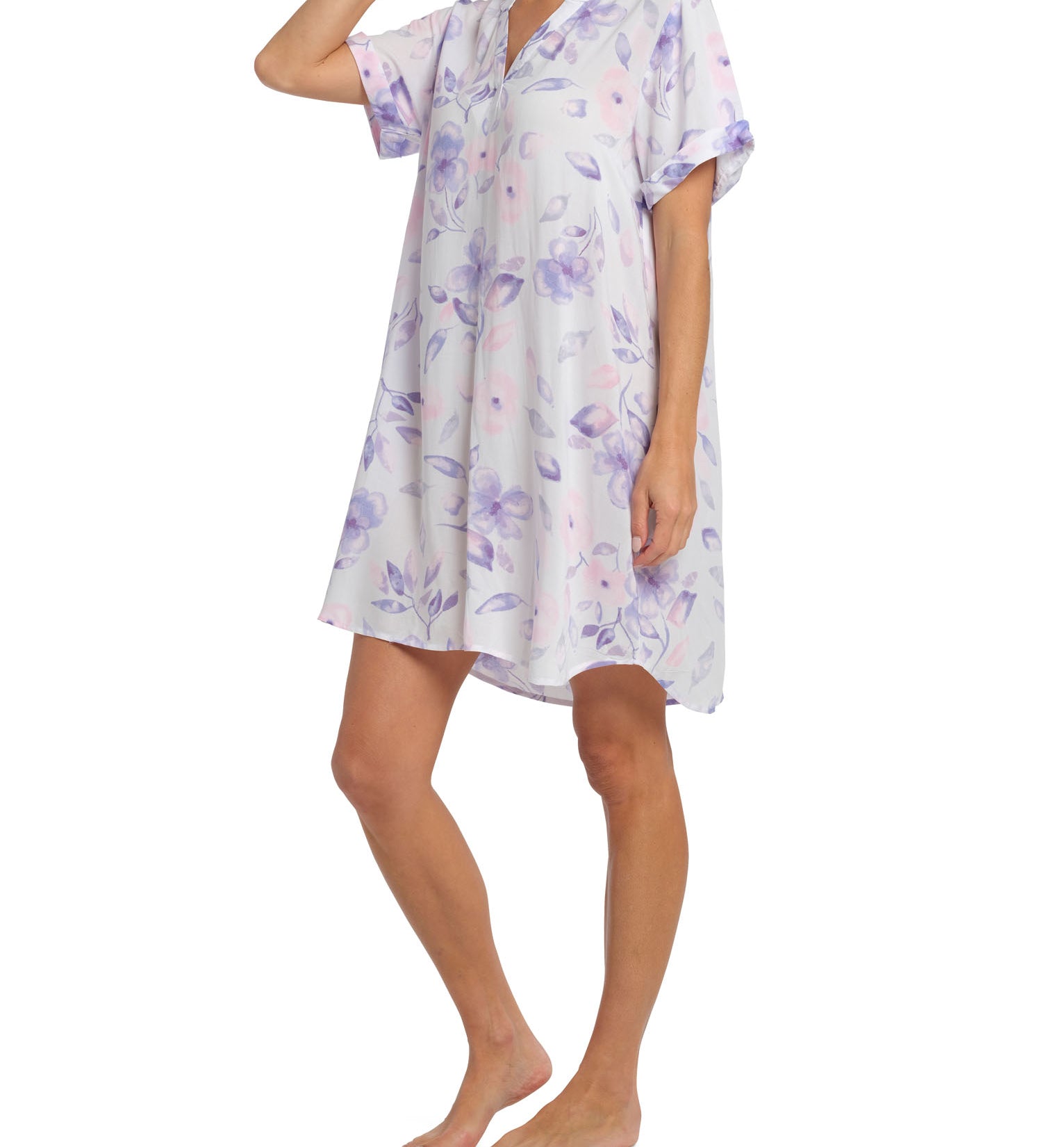 Women's Floral Rain Oriental Tee Summer Nightie | Magnolia Lounge Australia