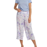 Women's Floral Rain Tee with 3/4 Pant Summer Pyjama Set | Magnolia Lounge Australia