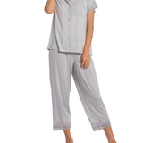 Women's Spring Tile Summer Viscose Elastane Pyjama Set | menopause sleepwear australia | Magnolia Lounge Australia