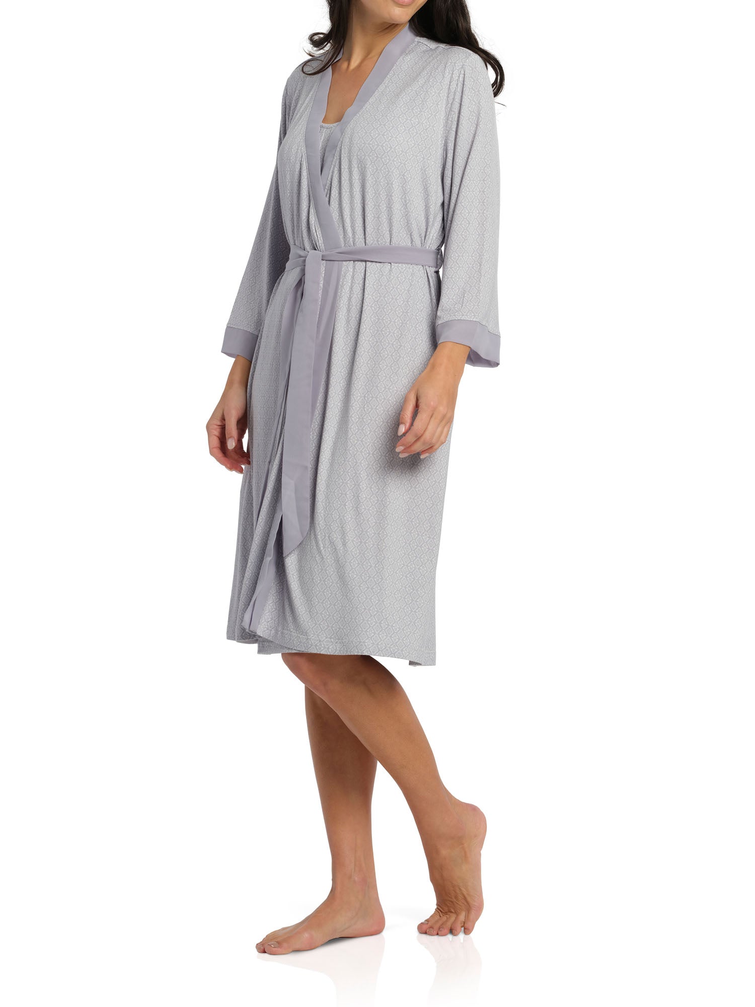 Spring Tile Summer Dressing Gown | womens summer robes australia | Magnolia Lounge