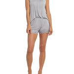 Women's Spring Tile Lace Trim Tee & Shorts Summer Pyjama Set | Magnolia Lounge Australia