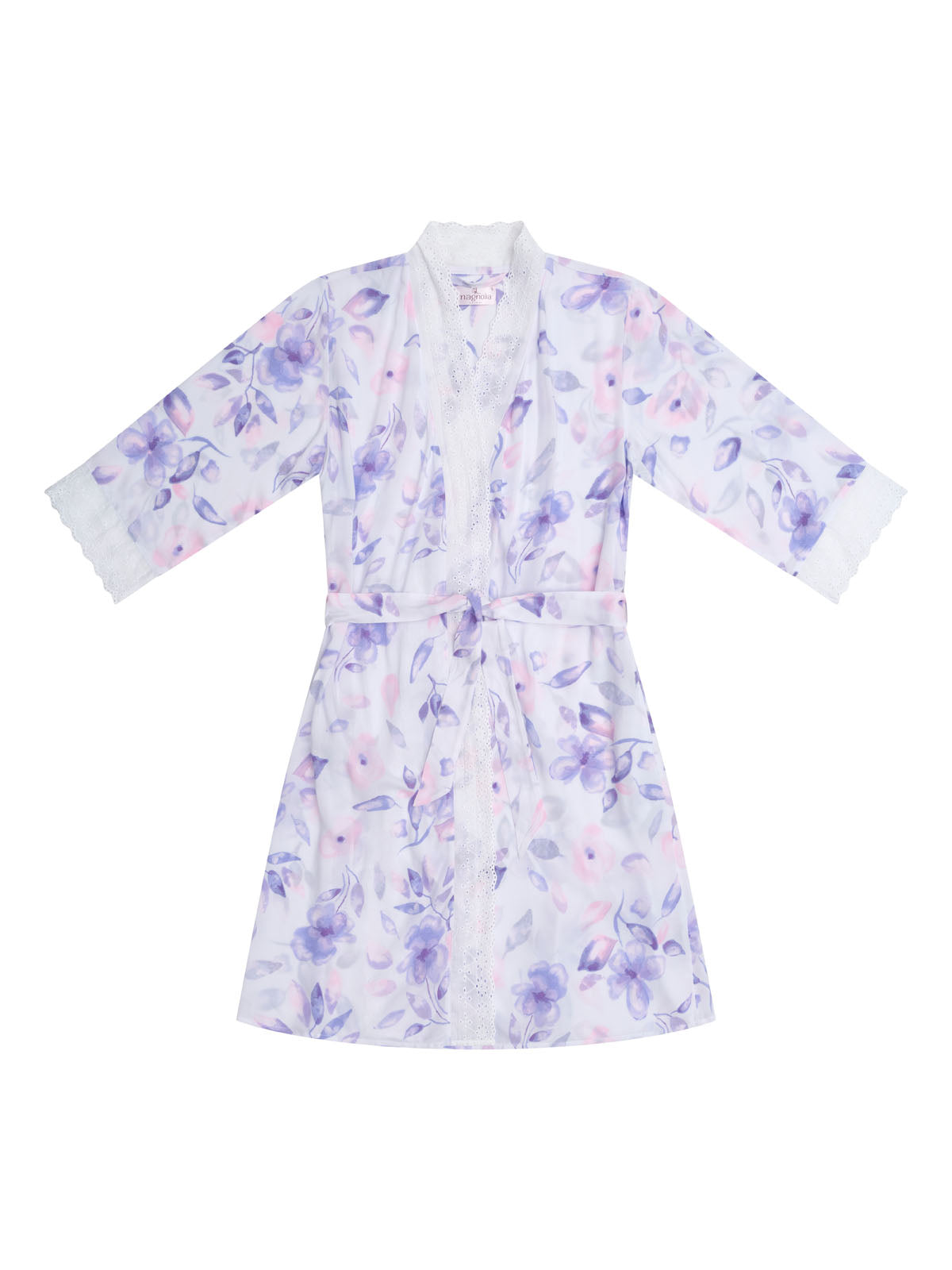 Women's Summer Floral Rain Viscose Dressing Gown | Magnolia Lounge Australia
