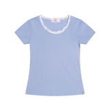 Women's Spring Meadow Cotton Tee with 3/4 Pant Pyjama Set | Magnolia Lounge Australia