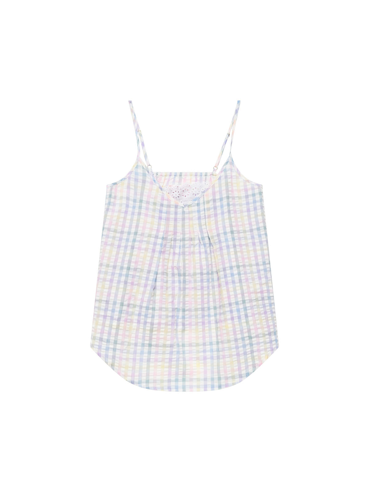 gingham print pyjama set | Women's Summer Picnic Cami & 3/4 Pant Cotton Pyjama Set | Shop womens sleepwear australia