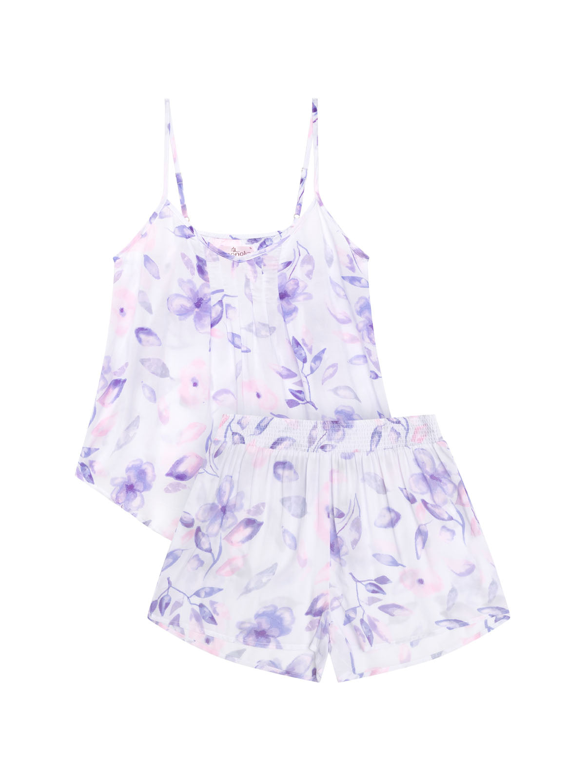 Women's Summer Floral Rain Cami & Shorts Pyjama Set | Moisture wicking sleepwear | Magnolia Lounge Australia