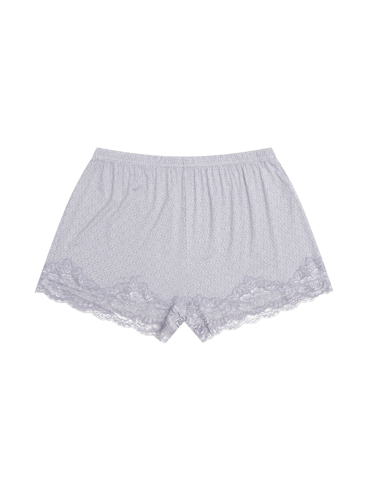 Women's Spring Tile Lace Trim Tee & Shorts Summer Pyjama Set | Magnolia Lounge Australia