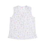 Women's Spring Meadow 100% Cotton Floral Print Tank & 3/4 Pant Pyjama Set | Magnolia Lounge Australia