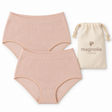 Nude Bamboo Seamless High-Waisted Briefs – 2 Packs