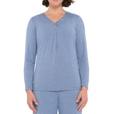 Afterglow Bamboo Elastane Twist Tee Pant Set