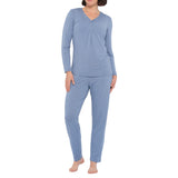 Afterglow Bamboo Elastane Twist Tee Pant Set