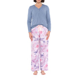 Silkroad Floral Cotton Viscose Classic Pyjama Pant
