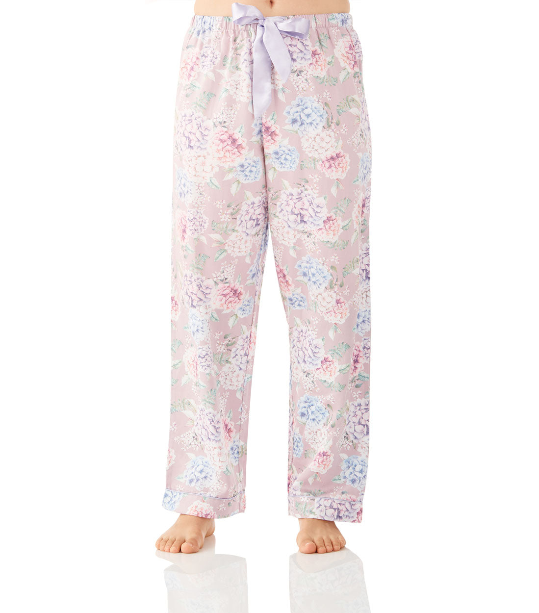 Ariana Floral Viscose Cotton Classic Pyjama Pant Magnolia Lounge