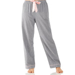 Ava Houndstooth Flannelette Cotton Pyjama Pants Magnolia Lounge