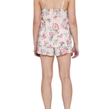 Barcelona Floral Viscose Cami Pyjama Set