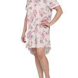 Barcelona Floral Viscose Nightshirt